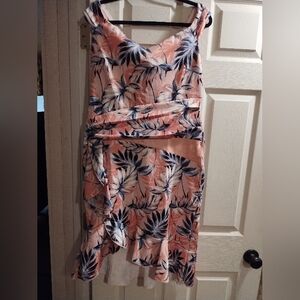 NWOT Venus Tropical Print Sleeveless Dress